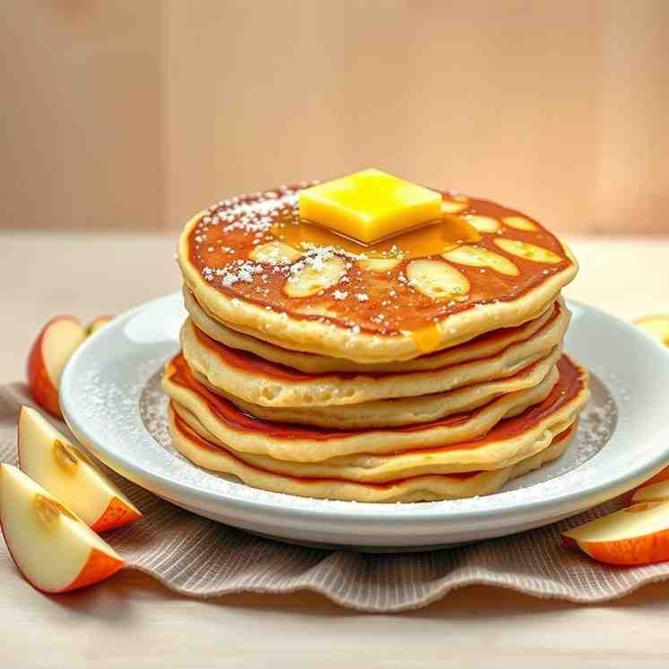 Fluffy Belarusian Apple Pancakes - Breakfast